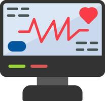 Electrocardiogram Vector Icon