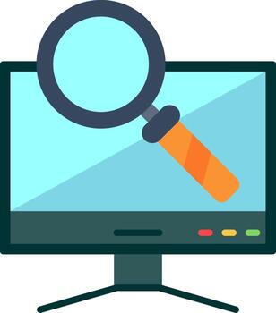 Computer Vector Icon