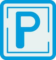 Parking Sign Vector Icon