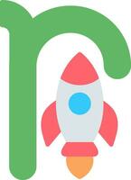 Small R Vector Icon