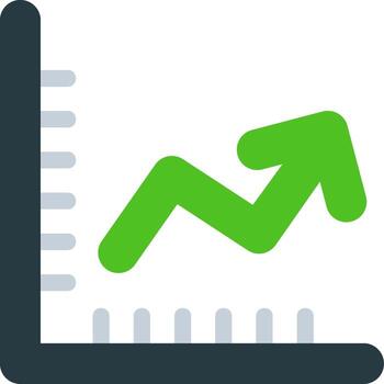 icono de vector de gráfico