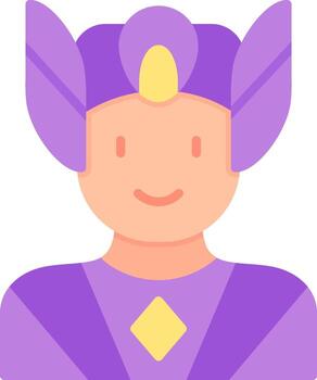 superhéroe vector icono