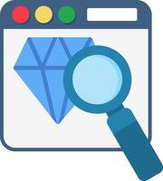 magnifying glass Vector Icon
