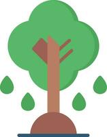 icono de vector de árbol