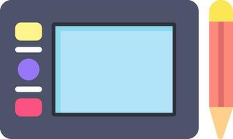 Graphic Tablet Vector Icon