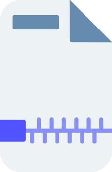 Zip File Vector Icon