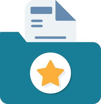 icono de vector de carpeta