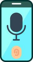 Voice Recognition Vector Icon