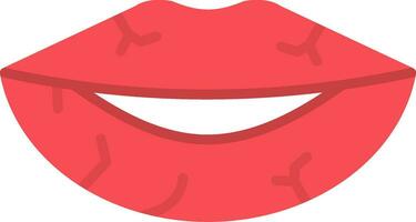 Dried Lips Vector Icon