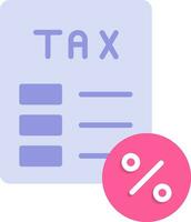 Tax Vector Icon