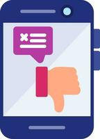 Bad Review Vector Icon