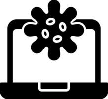 icono de vector de virus