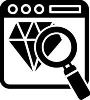 magnifying glass Vector Icon