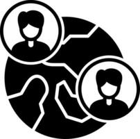 icono de vector de red