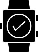 icono de vector de reloj inteligente