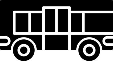 icono de vector de bus