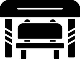 Bus Stop Vector Icon