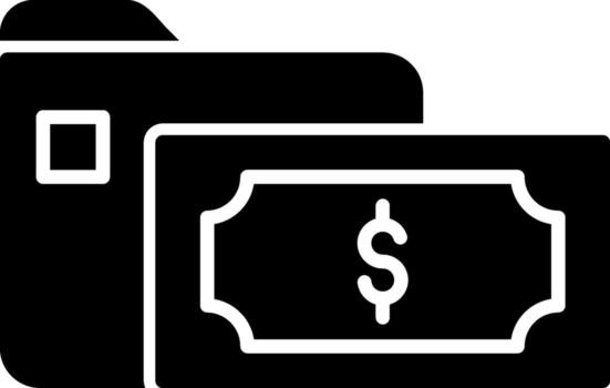 icono de vector de carpeta