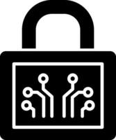 icono de vector de bloqueo
