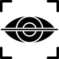 icono de vector de exploración ocular