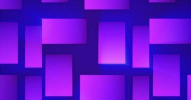 Purple patterns futuristic energy glowing from rectangles and squares background photo