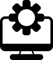 icono de vector de computadora