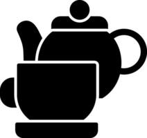 Tea Set Vector Icon