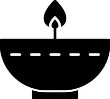 Oil Lamp Vector Icon