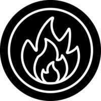 Flammable Vector Icon