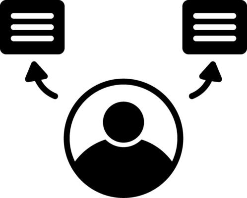 Natural Language Processing Vector Icon
