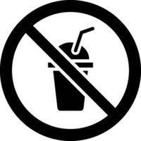 No Beverage Vector Icon