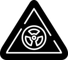 Radioactive Sign Vector Icon