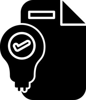 icono de vector de documento