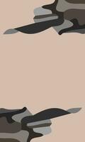 Aesthetic abstract art with a combination of shapes and red colors. Suitable for background and poster vector