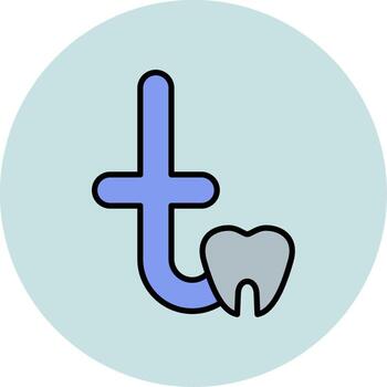 pequeño t vector icono