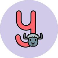 Small Y Vector Icon