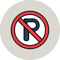 No Parking Vector Icon