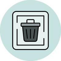 Trash Sign Vector Icon