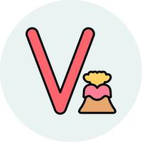 Small V Vector Icon