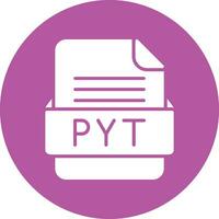 PYT File Format Vector Icon