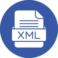 XML File Format Vector Icon