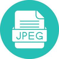 JPEG File Format Vector Icon