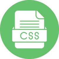 CSS File Format Vector Icon