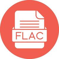 FLAC File Format Vector Icon