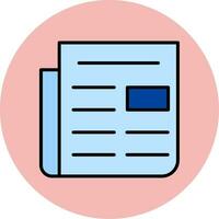 Newspaper Vector Icon