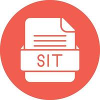 SIT File Format Vector Icon