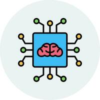 Artificial Intelligence Vector Icon