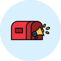 icono de vector de correo