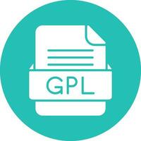 GPL File Format Vector Icon