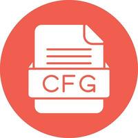 CFG File Format Vector Icon